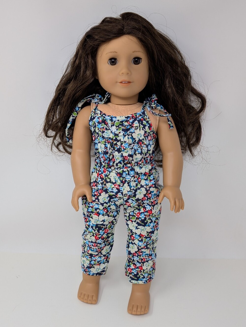 American Girl Doll Brown Wavy Hair TLC